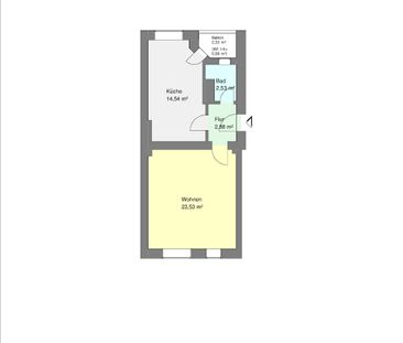 Sanierte Singlewohnung im Erdgeschoss - Hafenviertel - Foto 3