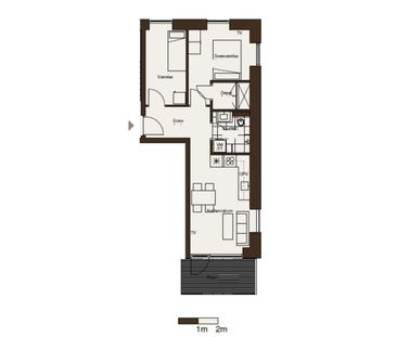 Egedal Stationsby - Lys og indbydende lejebolig med stor altan - Foto 2