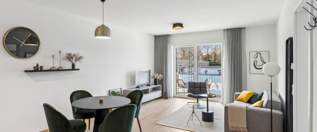 Perfekt für Singles! Modernes 1-Zimmer-Apartment im Augusta & Luca - Foto 1