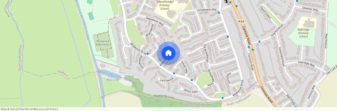 Aldersleigh Drive, Wildwood, ST17 4RY