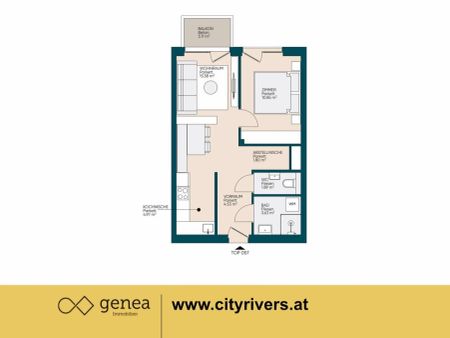 Pärchentraum nahe dem Augartenpark | CityRivers | Provisionsfrei - Photo 2