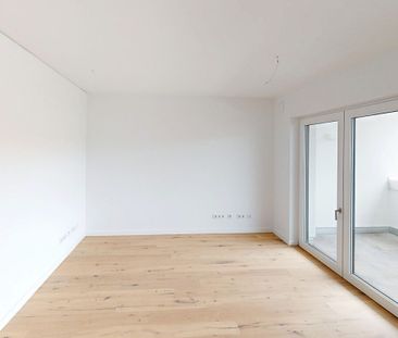 Rollstuhlgerechte Wohnung mit 2 Zimmern und Einbauküche zum Erstbezug! - Foto 2