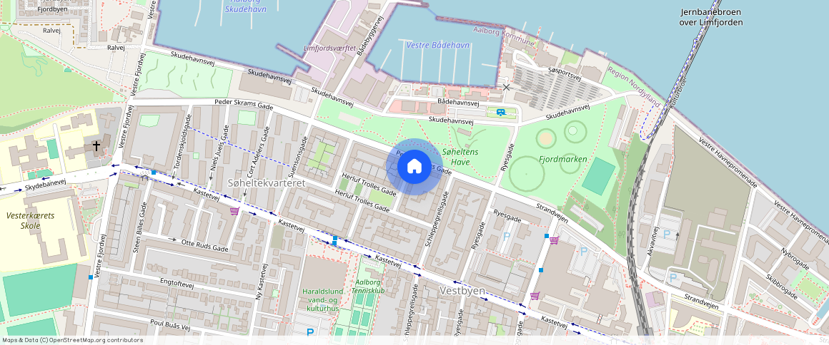 Olfert Fischers Gade **, kld., Aalborg