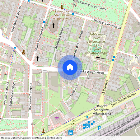 mazowieckie, Radom, Śródmieście, Ludwika, Waryńskiego