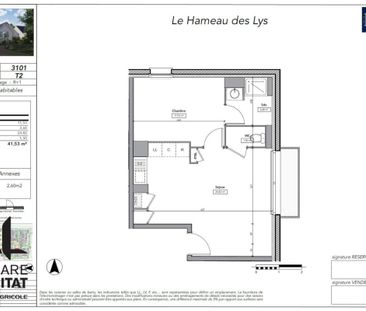 Location Appartement 2 pièces 41m² AMBOISE 37400 - Photo 3