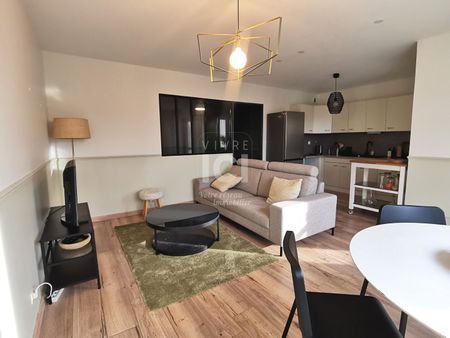 Appartement Meublé Saint Herblain 2 Pièce(s) 50.80 M2 Avec Balcon Et Place De Stationnement - Photo 3