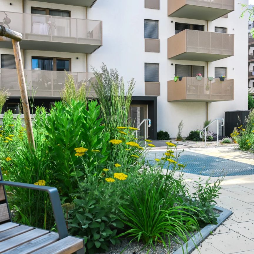 Modernes Wohnen im 7. Stock - Neuwertige 2-Zimmer Wohnung nahe Kagraner Platz - Photo 1