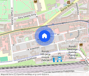 Do wynajęcia 3-pokojowe mieszkanie – 54 m² Zabrze Centrum Barbary 16 - Photo 1