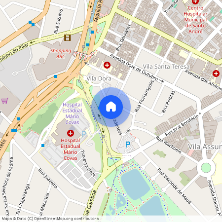 Rua Tiradentes - Vila Dora, Santo André - SP