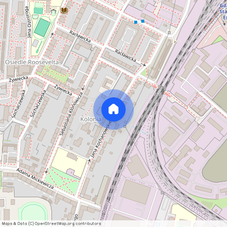 ul. Jana Kochanowskiego, Wrzeszcz Dolny, Gdańsk, pomorskie