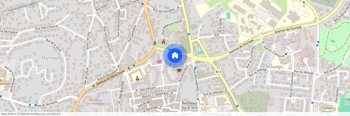 Résidence Sandrine 13 rue de l'Hotel de Ville, 63110, Beaumont