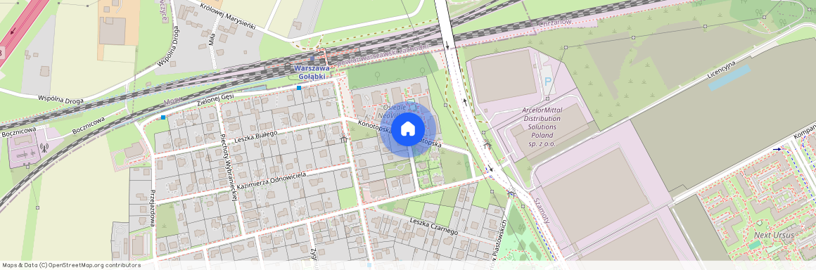 ul. Konotopska, Gołąbki, Ursus, Warszawa, mazowieckie