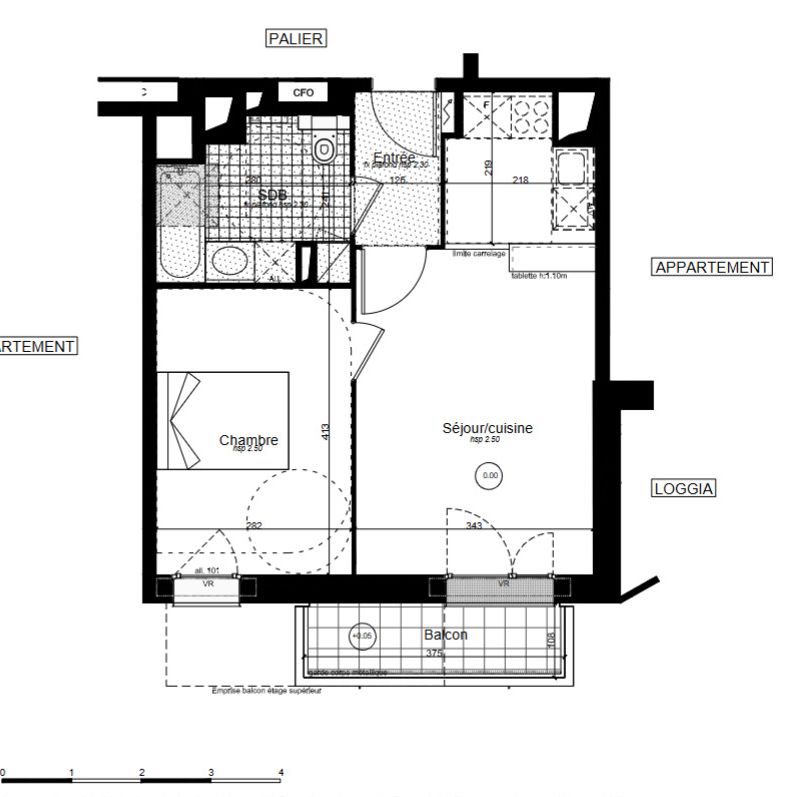 Appartement T2 à louer - 40 m² - Photo 1