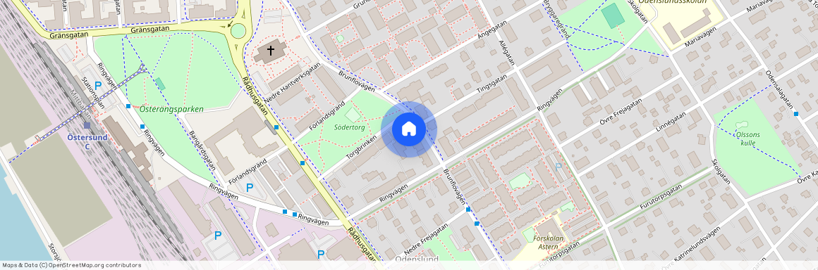 Brunflovägen, Östersund