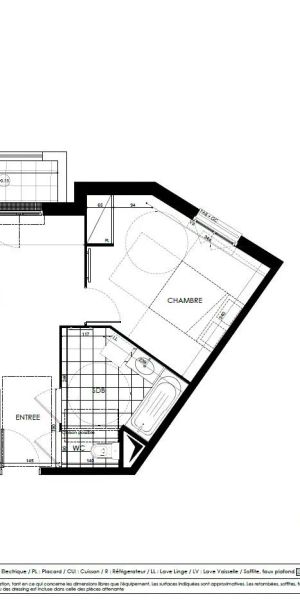 Appartement à louer 2 pièces 47.62m² - Photo 1