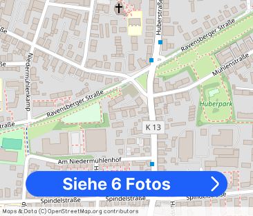 gemütliche Zimmerwohnung in Bielefeld-Mitte am Ravensberger Park mi... - Foto 1