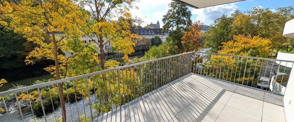 2 Zimmer 81 m² Neubau an der Lahn, Badewanne, Lahnblick - Foto 1