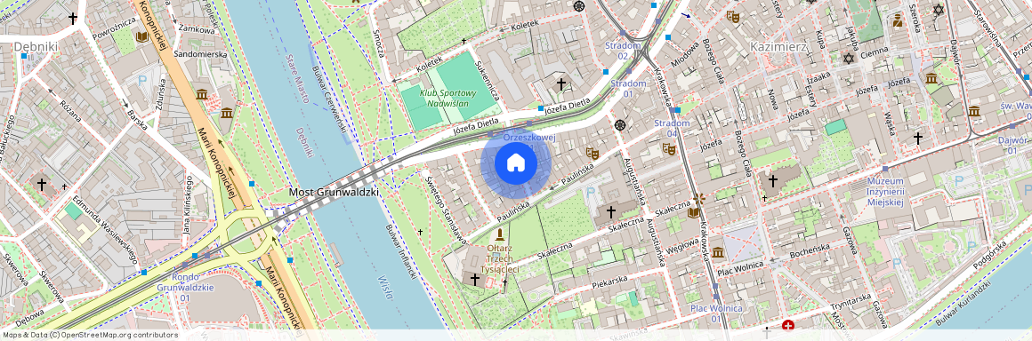 ul. Elizy Orzeszkowej, Kazimierz, Stare Miasto, Kraków, małopolskie