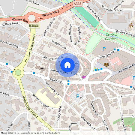 Norwich Road, Triangle