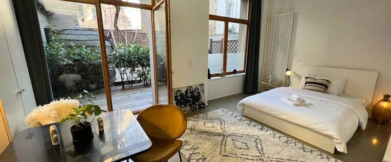 F-Hain: voll möbliertes LUXUS Apartment - 40 m² befristet für max. 12 Monate per SOFORT zu VERMIETEN - Photo 1