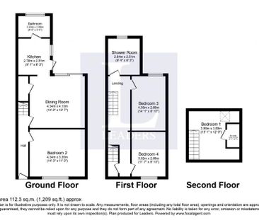 1 bedroom terraced to rent 12 Denbigh Street, Chester, CH1 - Photo 1