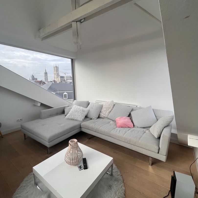Bemeubeld appartement met fenomenaal zicht over Gent - Photo 1