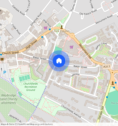 Baker Street, Weybridge, KT13