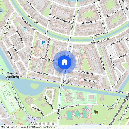 Homeruskwartier Zuid, 1363 VM, Achillesstraat, Almere