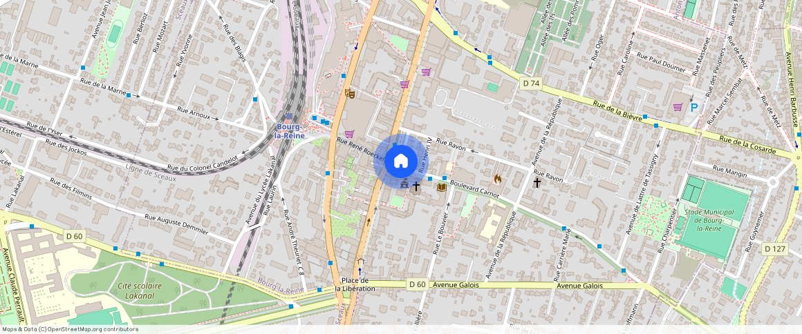 HAUTS-DE-SEINE (92), - ILE-DE-FRANCE, BOURG LA REINE (92340)