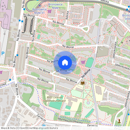 ul. Na Błonie, Bronowice, Bronowice, Kraków, małopolskie