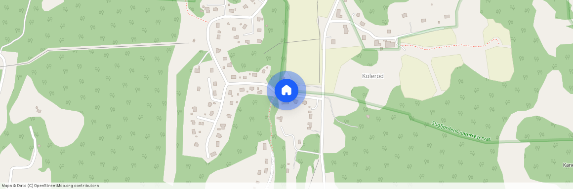 Köleröd, Klövedal
