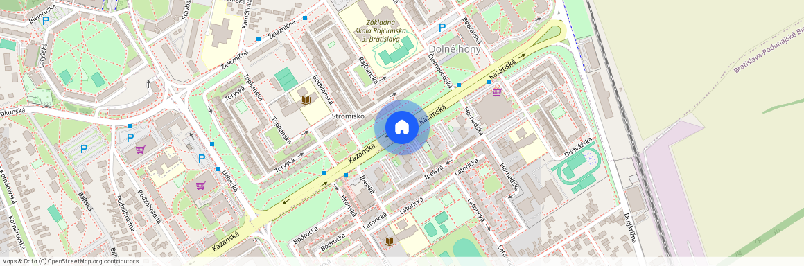 Kazanská Bratislava II, Bratislavský kraj, Podunajské Biskupice