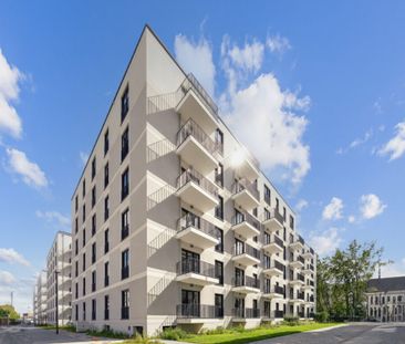 Erstbezug mit Stil: Helle 2-Zimmer-Wohnung mit Einbauküche und Balkon - Photo 4