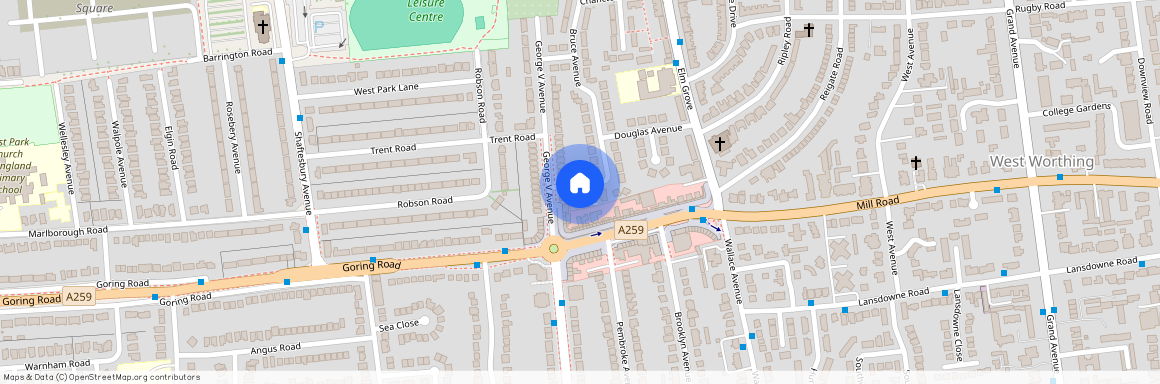 Flat 4 Eleanor Court Bruce Avenue, Worthing, West Sussex, BN11