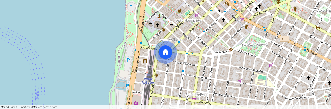 Τριών Ναυάρχων - Άγιος Ανδρέας (Πάτρα)