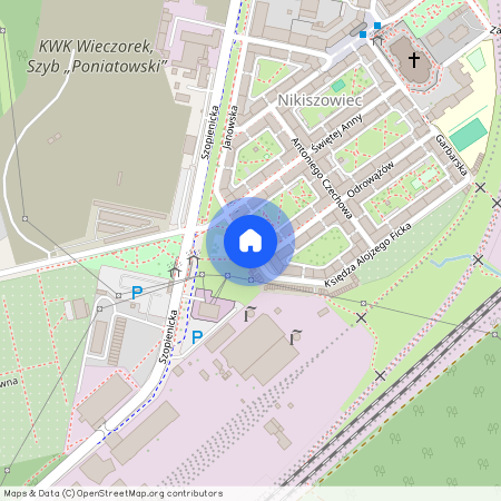 ul. Giszowiecka, Janów-Nikiszowiec, Katowice, śląskie