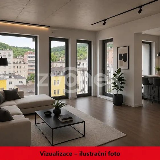 Pronájem luxusního bytu 1+kk s balkonem a možností krytého parkování – Rezidence Sadová, centrum Zlína - Фото 1