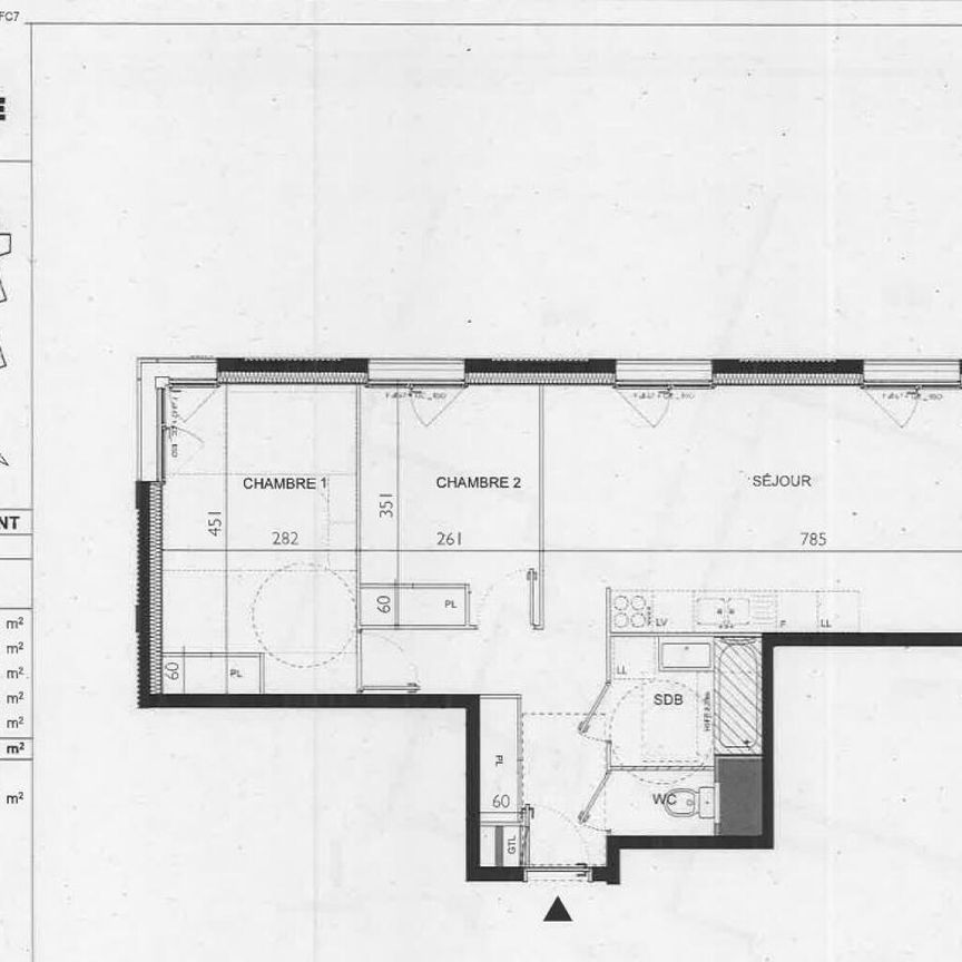 location Appartement T3 DE 63.1m² À BRON - Photo 2
