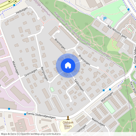 Bergsvägen, Segeltorp