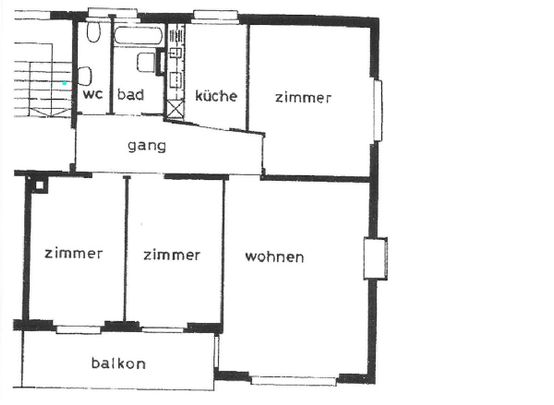 4-Zimmerwohnung im 1. OG mit Balkon - Foto 1