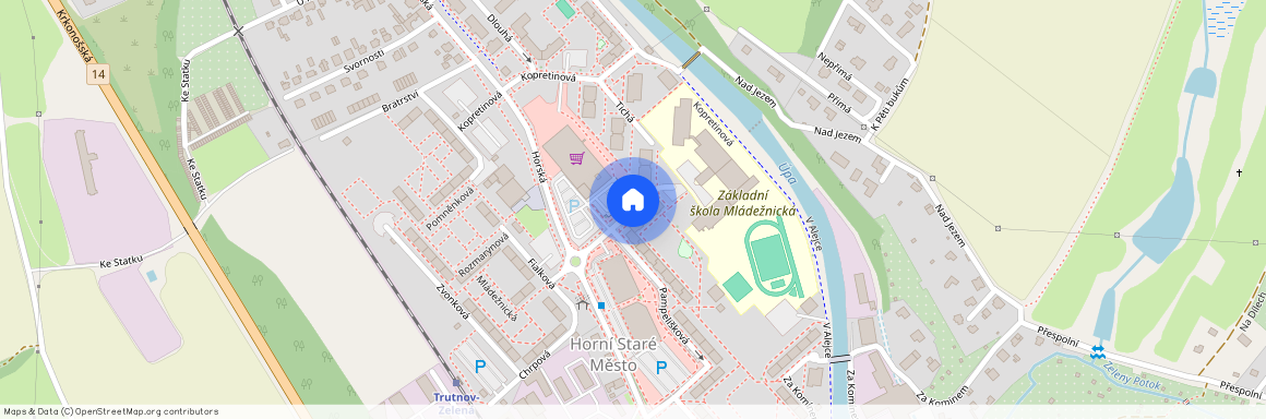 Mládežnická, Trutnov - Horní Staré Město