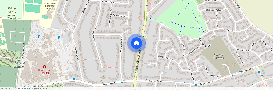 Whitehouse Common Road, Sutton Coldfield, West Midlands, B75