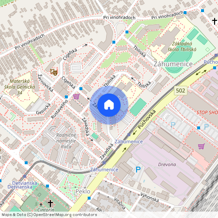 Závadská 20, Bratislava-Rača, okres Bratislava III