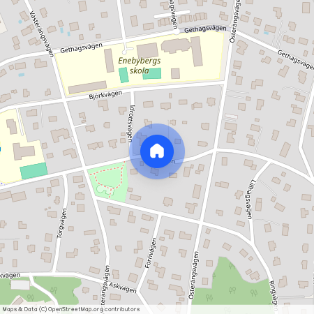 Skolvägen, Enebyberg