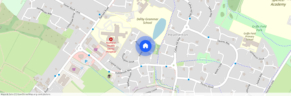 Little Woodbury Drive, Littleover, Derby, Derbyshire, DE23