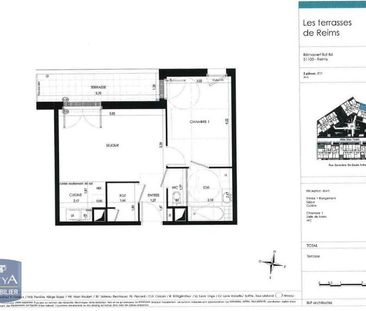 Location Appartement 2 pièces 44m² REIMS 51100 - Photo 3