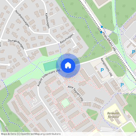 August Södermans väg, Uppsala