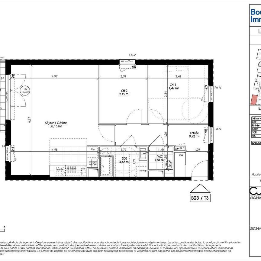 location Appartement F3 DE 68.4m² À VILLEJUIF - Photo 2