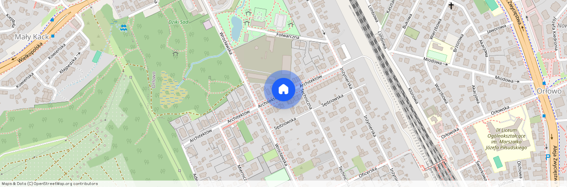 ul. Architektów, Orłowo, Gdynia, pomorskie