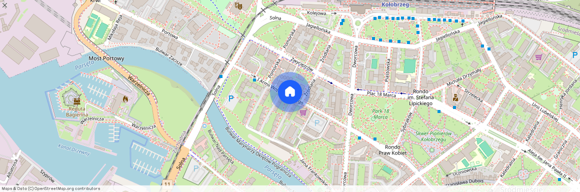 al. I Armii Wojska Polskiego, Kołobrzeg, kołobrzeski, zachodniopomorskie